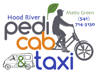 Pedi Cab Hood River Logo