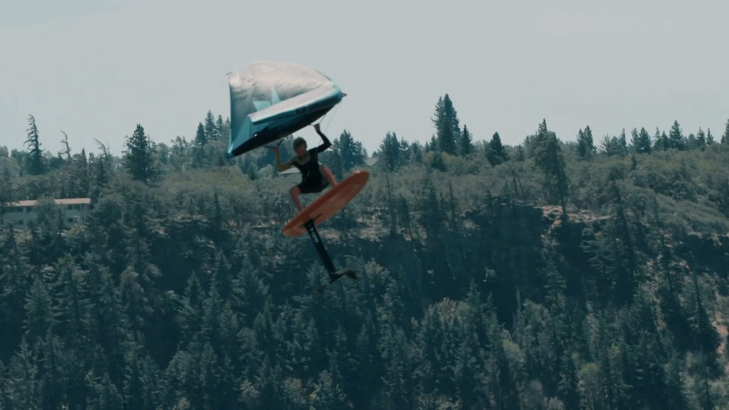 Flying on the Columbia River